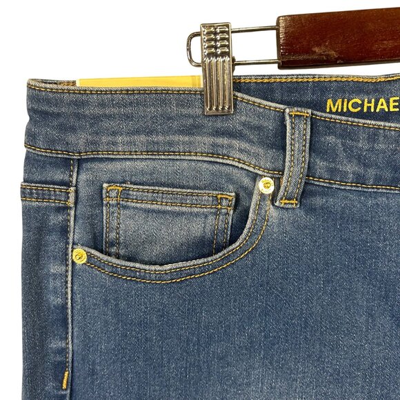 NEW Michael Kors Womens 14P Izzy Skinny Crop Jeans NWT - Picture 2 of 14